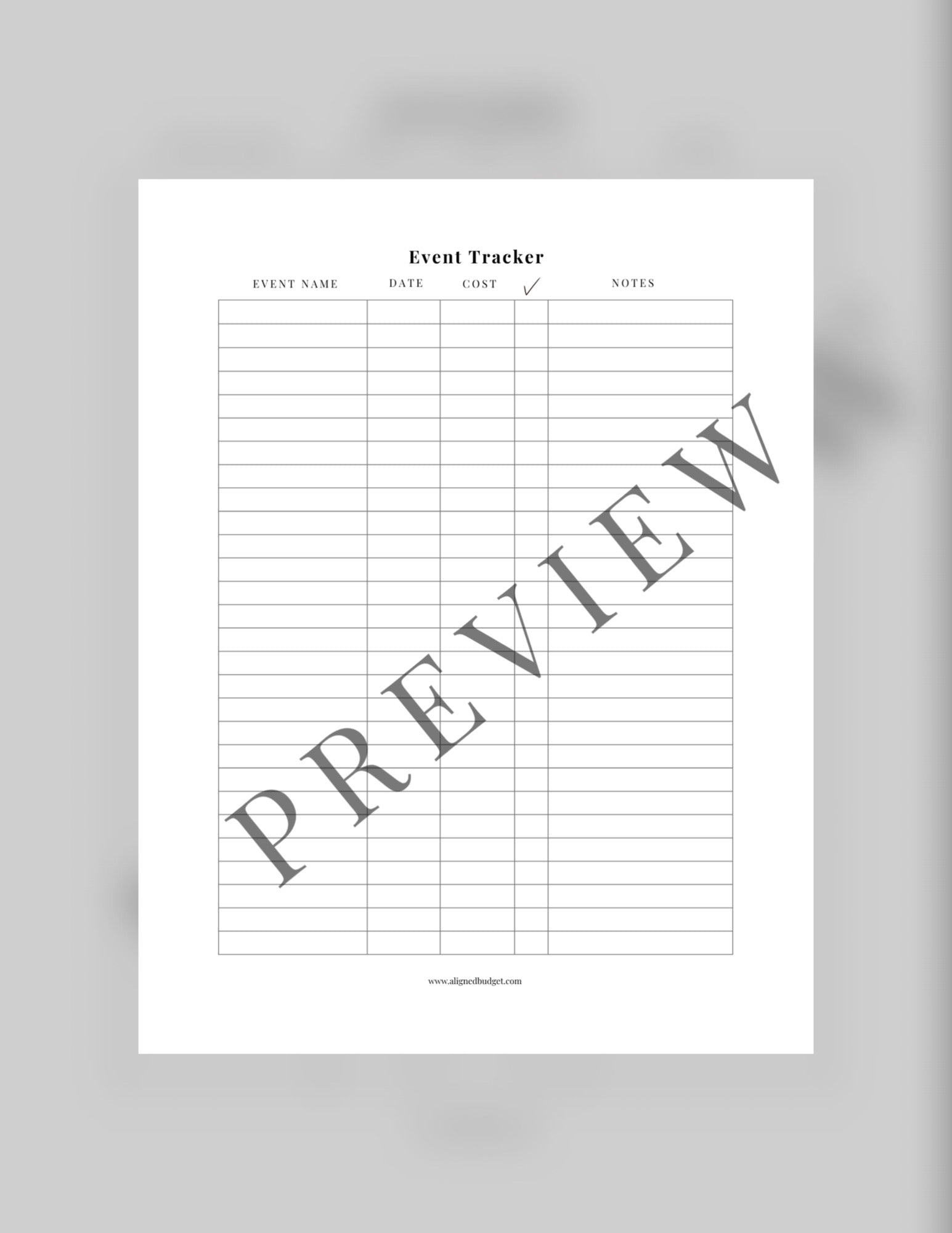 Event Tracker