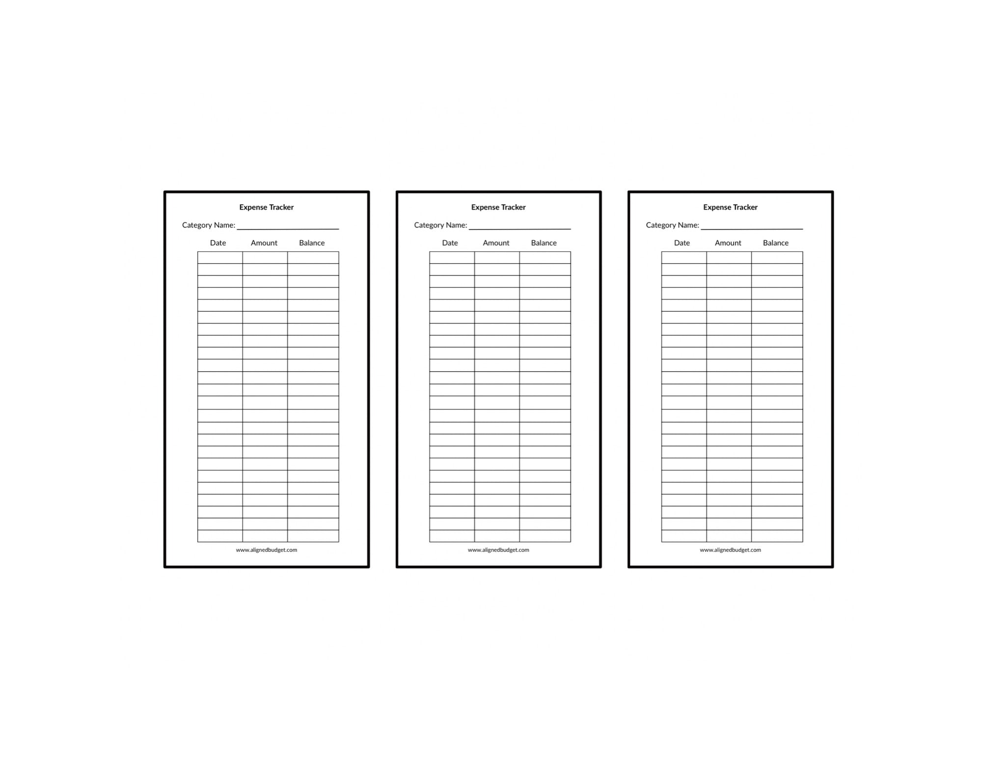 Cash Envelope Expense Tracker
