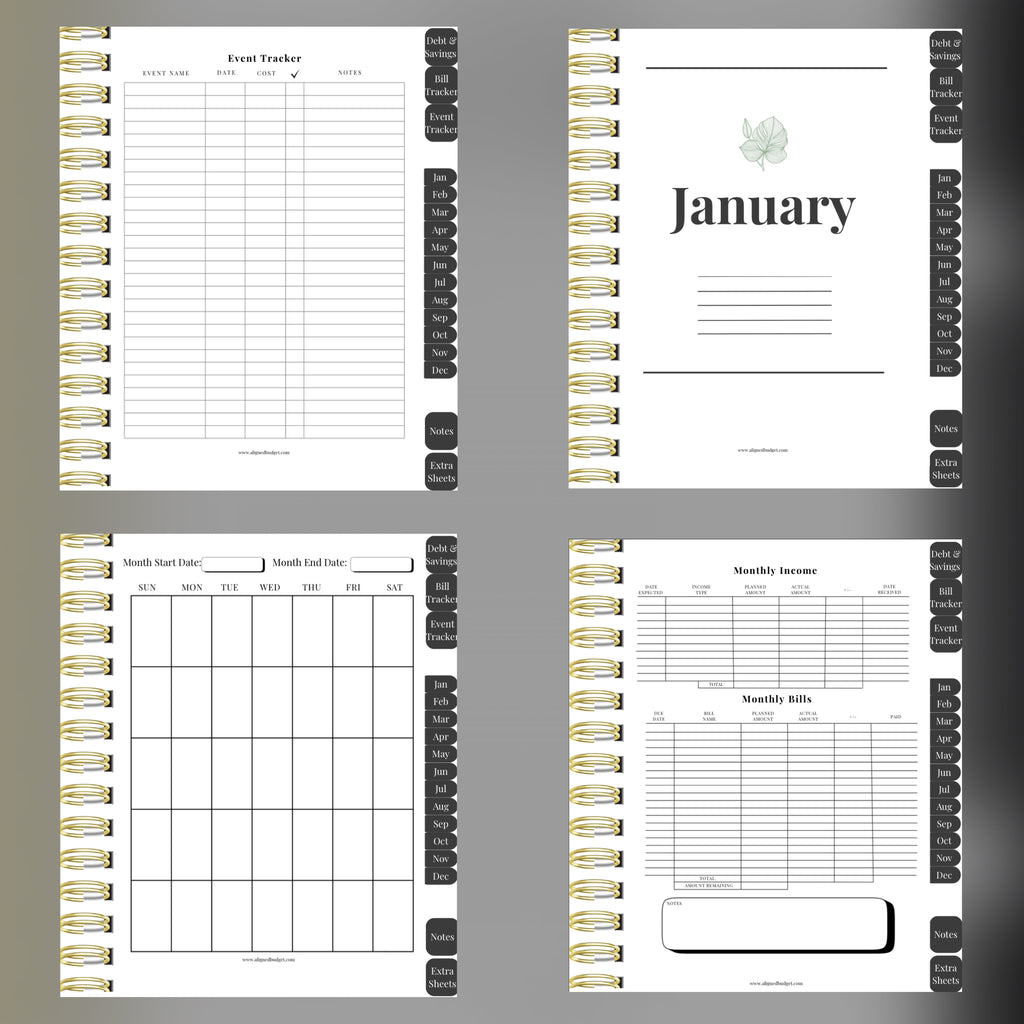The Aligned Budget Bundle — Complete Digital & Printable Planner Set