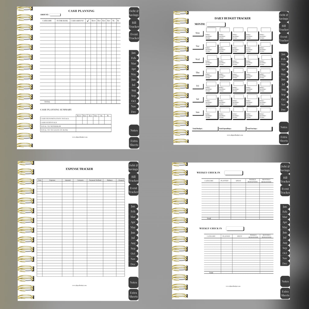 The Aligned Budget Bundle — Complete Digital & Printable Planner Set
